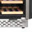 Yesurprise Dual Zone 22.6'' Built-In 40 Bottle Wine & Beverage Refrigerator