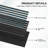 4 PCS 106"L x 12.6"W Acoustic Slat Wall Panels, Eco-Wood Look for Home/Office Wall & Ceiling (37.12 sq. ft.)-123854160
