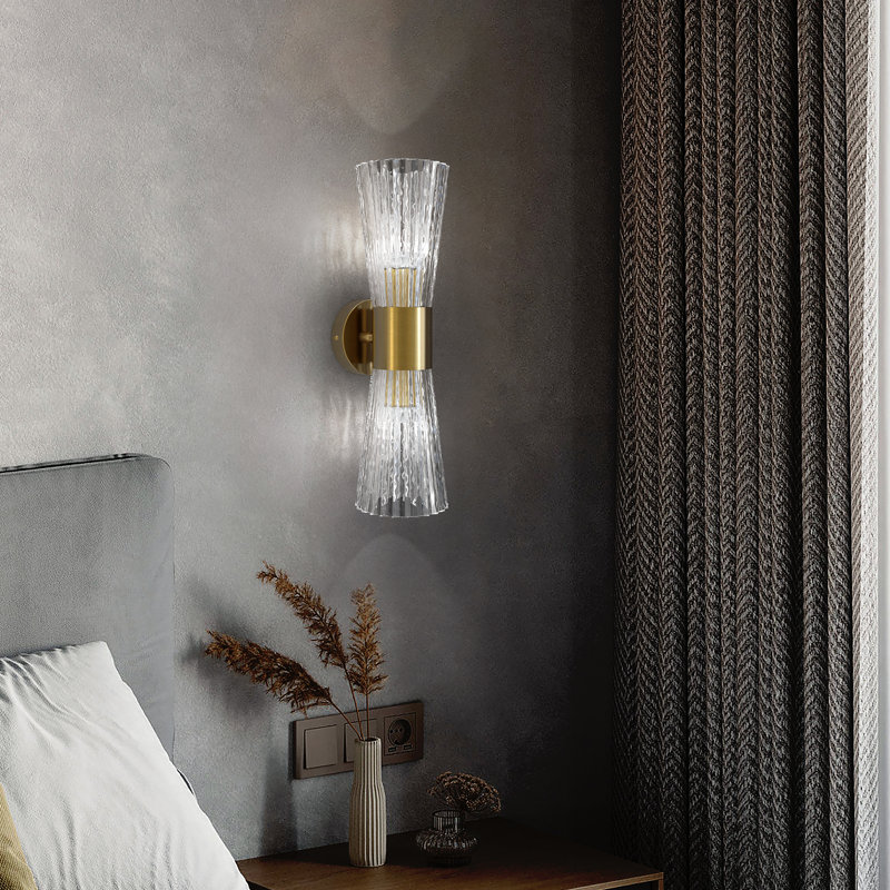 Gilmer 2 - Light 16.75''H Gold Iron ETL Vanity Lighting, Polished Brass