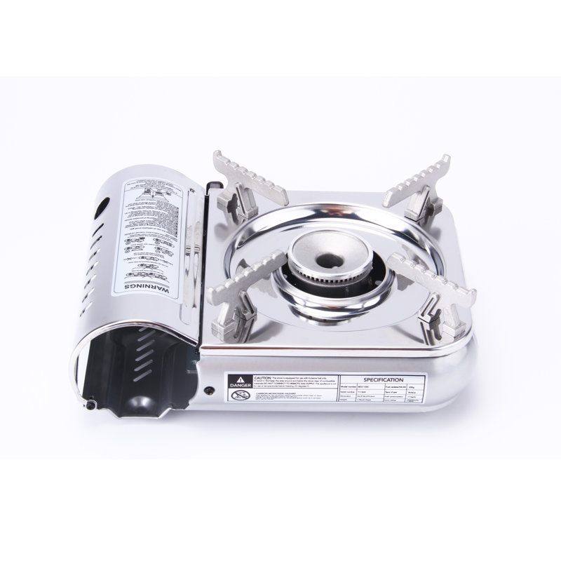7,000 BTU Stainless Steel Single Burner Portable Gas Stove