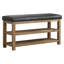Hahnville Faux Leather Upholstered Storage Shoe Bench-2104165786-2104165785