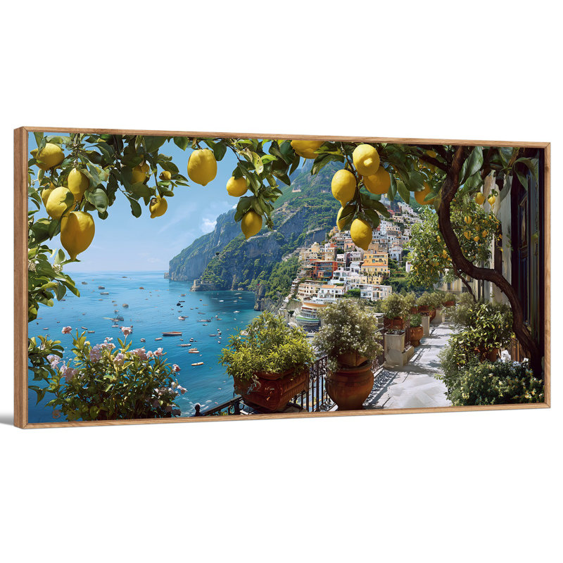  Art mural sur toile Italie, H 24 po x l 48 po