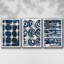 «Indigo Memory I», ensemble de 3 toiles encadrées-317244767-317244766