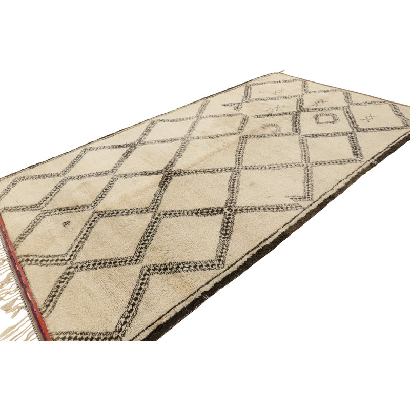 One-of-a-Kind 6’7”x11’9” Hand Knotted Area Rug