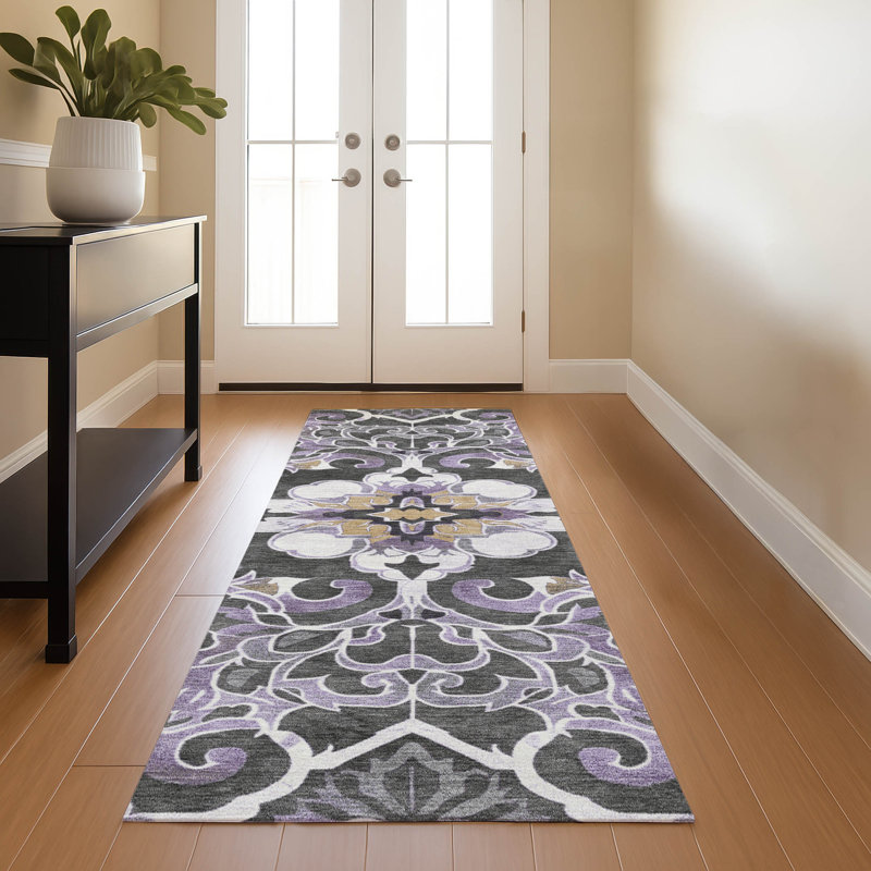 Premium Machine Washable Ralston AMF1947 Global Rug, Runner 2'3" x 7'6"