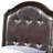 Charming Transitional Twin Bed In Cappuccino