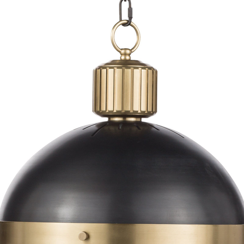 1 - Light Pendant, 42.5" H x 15.5" W x 15.5" D