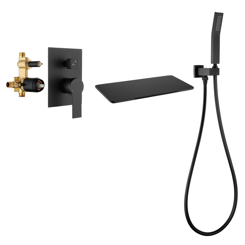 Bathroom Tub Spout, Matte Black