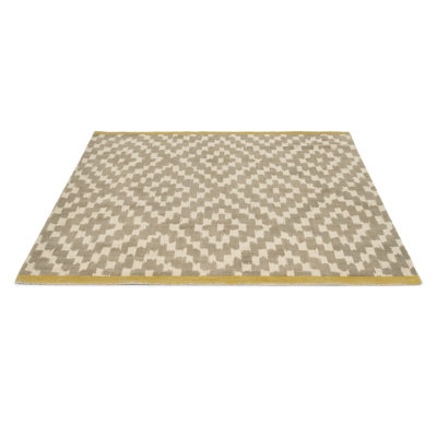 Damiracle Wool Geometric Indoor Rug
