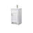 Amberlynne 20.38'' Single Bathroom Vanity with Ceramic Top-341063583