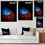 Reproduction d'art sur toile moderne, rouge et bleu-1533429042-1533429043
