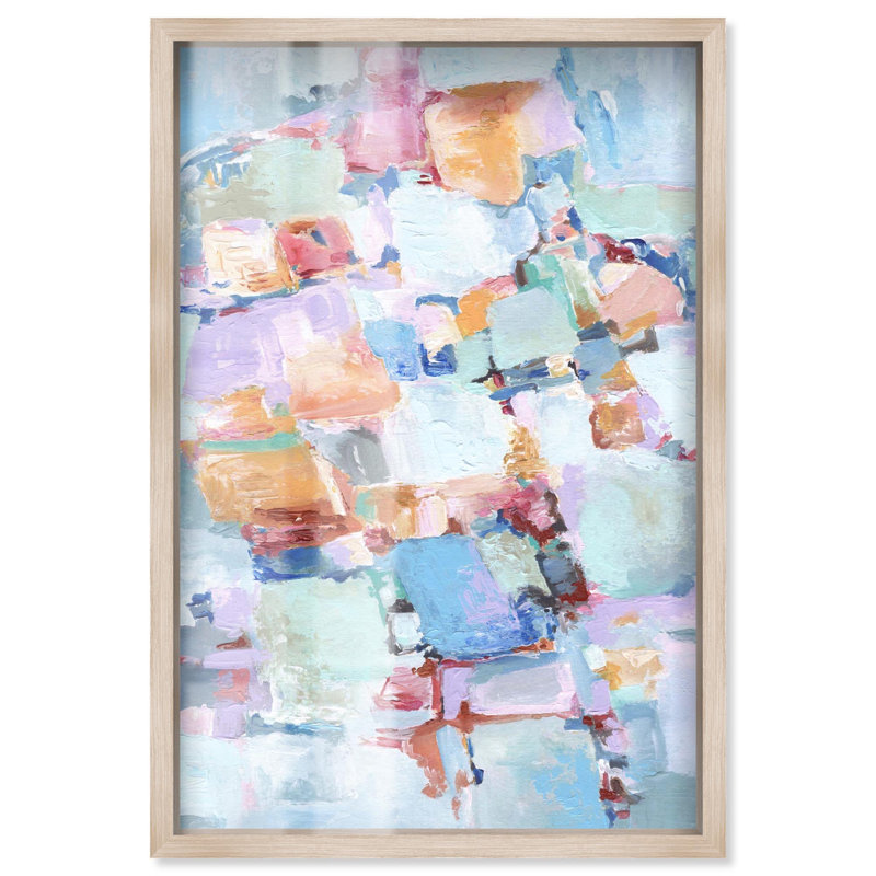 «Stronger with You Modern Decor Shadowbox» par Art Remedy, H 16 po x l 11 po, Crème, crème