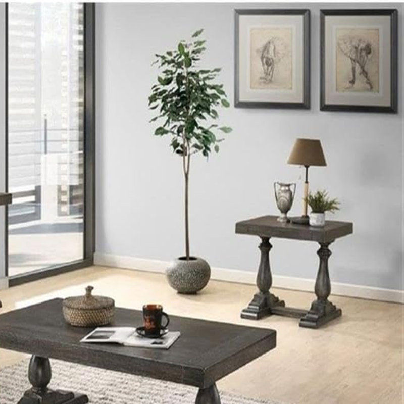 Table de bout en bois transitionnel