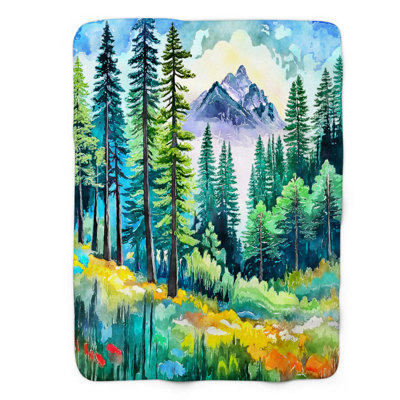 Motif Groovy - 1 pièce Sherpa Premium