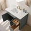 Meuble-lavabo simple 42 po Vancouver - Vert rétro-364280493