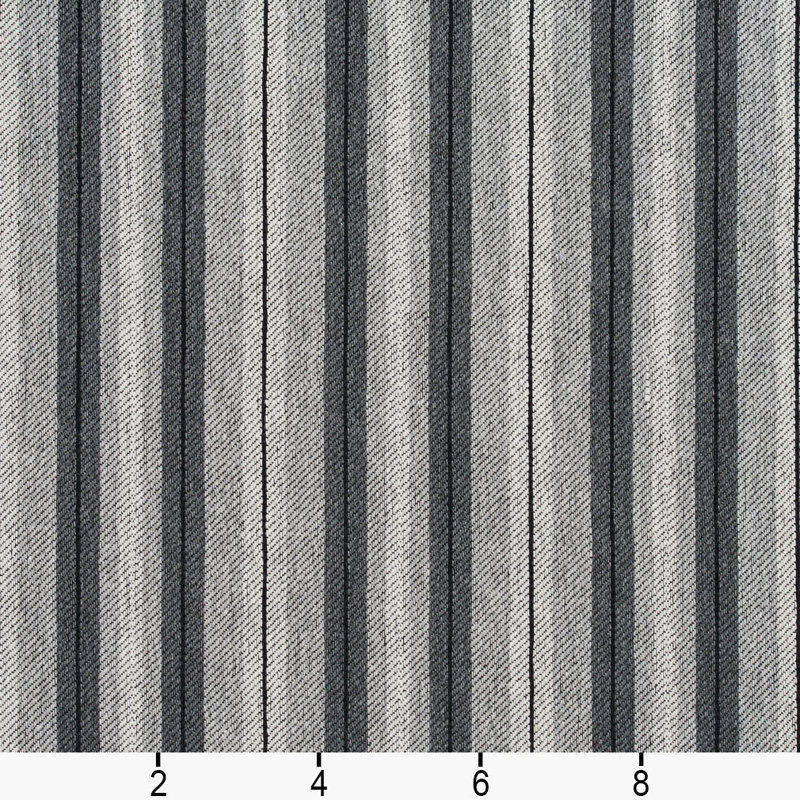 Tissu texturé rayé, Gris