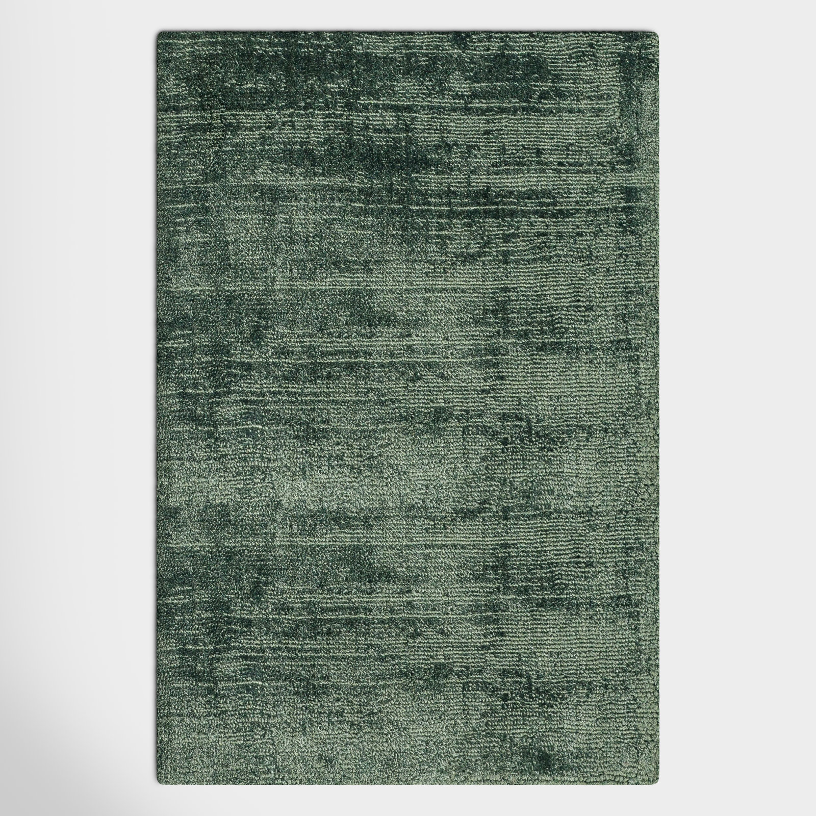 Fennel Hand Loomed Viscose Rug, Rectangle 6' x 9'
