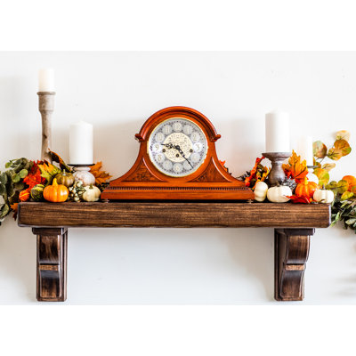 Solid Wood Mechanical Tabletop Clock