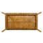 Table de salle à manger d'extérieur en bois d'acacia de L 67 po-1800638954