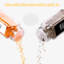 Clear Glass Spice Jars Spice Bottles with Shaker Lids