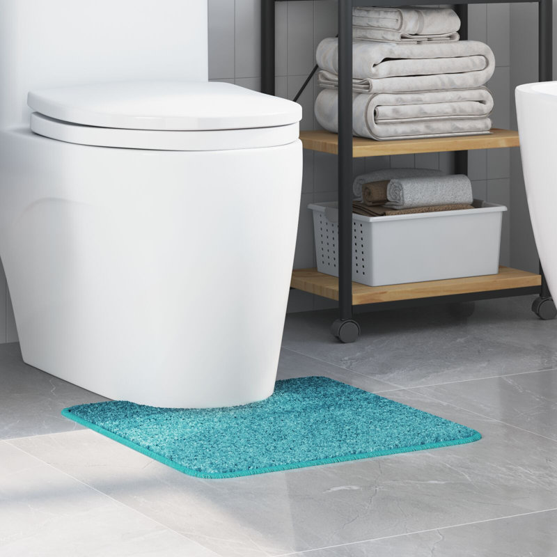 Standard Non-Slip Bath Mat Other Modern, Turquiose
