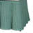 Brazley Bali & Pari Palm Bohemian Seafoam Green Scallop Rattan Ottoman