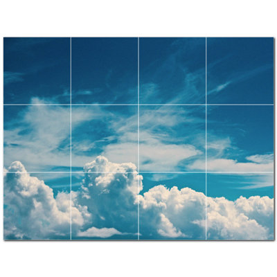 4.25'' x 4.25'' Satin Ceramic Decorative Mural