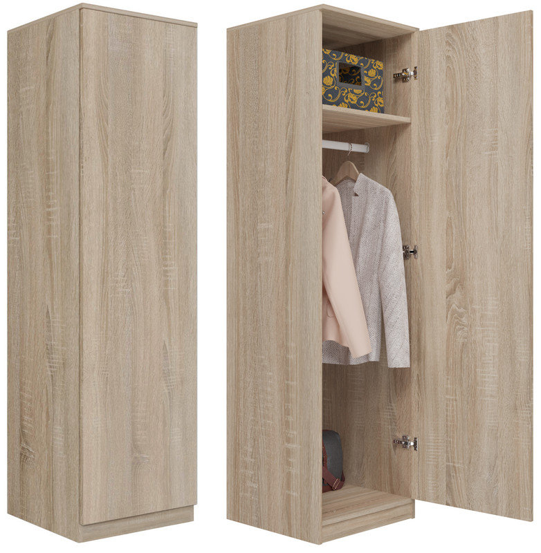 Holzhauer Manufactured Wood Wardrobe, Sonoma Oak