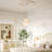 D50 Ufo Pendant Light, Adjustable Cord, E26 3-color Bulb Included, Wall Control