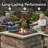 Square Outdoor Fire Pit Spark Screen - 31" Square-122874938