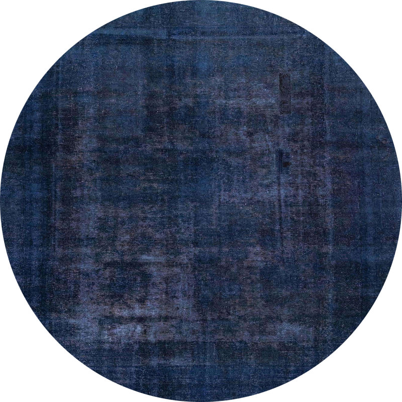 Abstract Indoor Rug, Round 4'