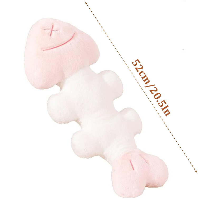 Coussin Fishbone, Rose, H 20,5 po x l 9 po