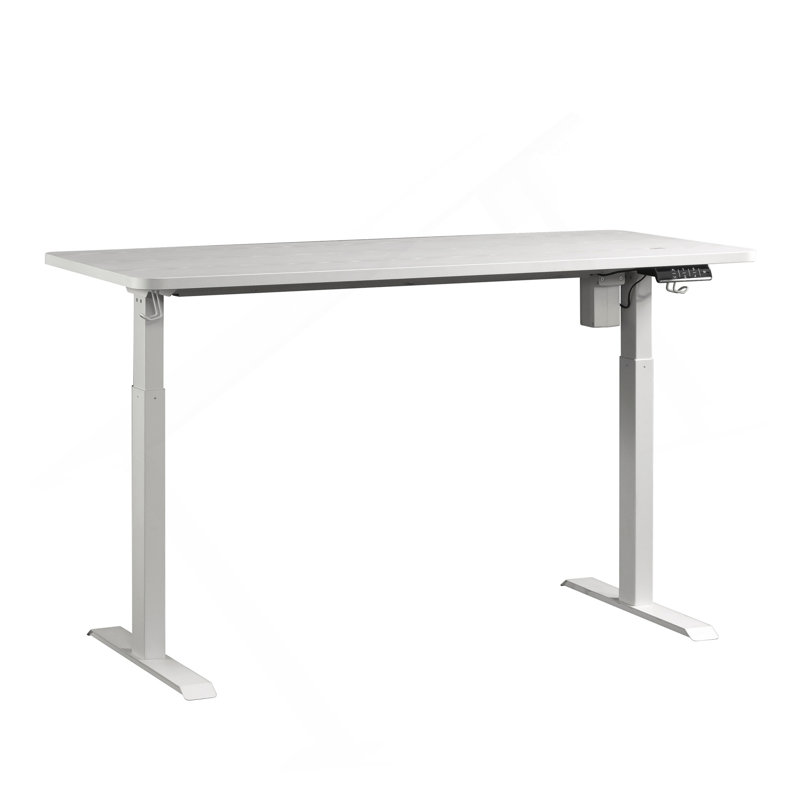 Sit/Stand Desk, White Finish