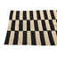 Tapis noir et blanc Noor
