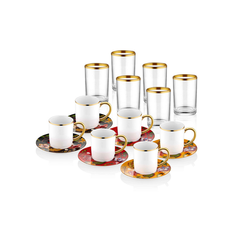 Ensemble de 12 tasses à café Lenkerville