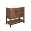 Meuble-lavabo sur pied simple 36 po avec plateau en céramique Modway Ashlyn-92590986
