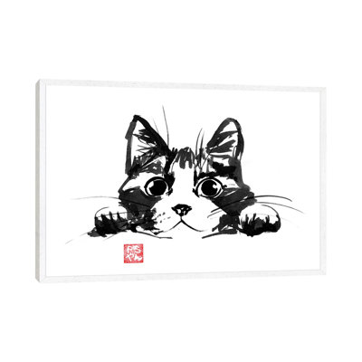 Playing Cat by Péchane - Print on Canvas