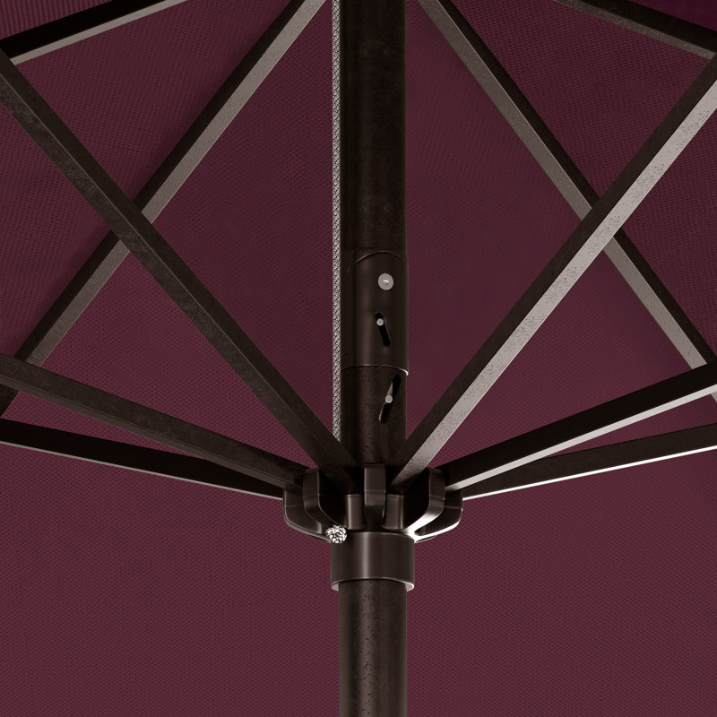 Parasol de marché octogonal Loudean, Performance mauve