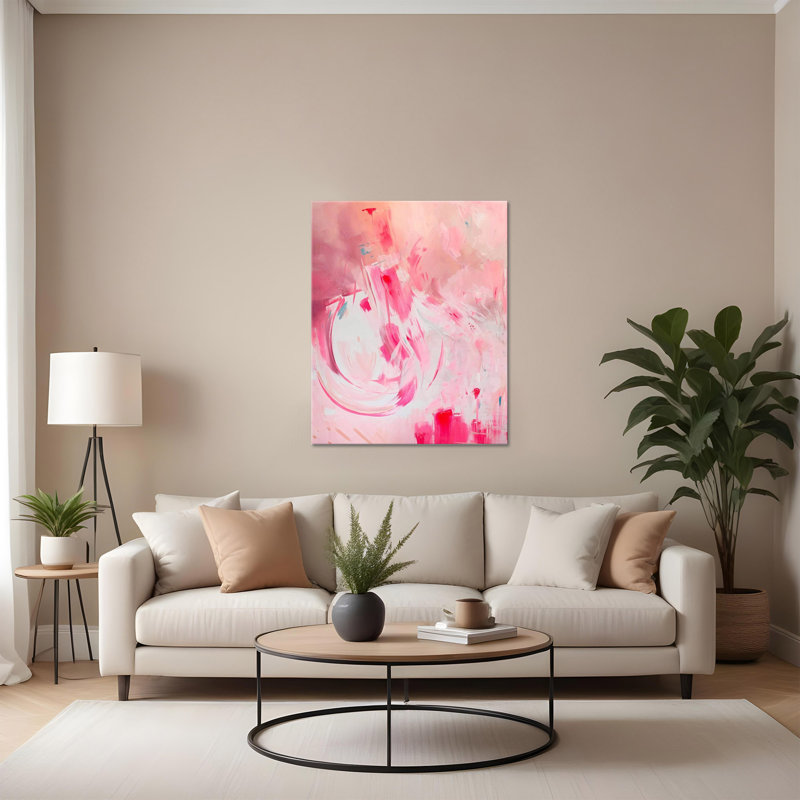 Fuschia II Print by Stefanie Bales, Wrapped Canvas, 18" H x 12" W x 1.5" D, Does Not Apply