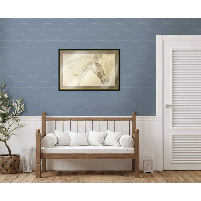 Bridal I 33' L x 20.5" W  Wallpaper Roll, Roan