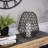 Small Geometric Cage Iron Pillar Candle Holder - - Black And Gold-101097370