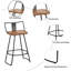Tabouret de bar et de comptoir Privett-371652280