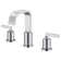 Dayani Widespread 2-handle Bathroom Faucet with Drain Assembly