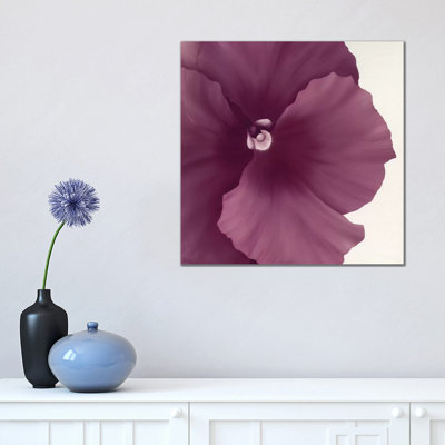 Violet Flower II by Yvonne Poelstra-Holzhaus - Wrapped Canvas Gallery-Wrapped Canvas Giclée
