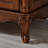Vintage Style Rubber Wood Entrance Cabinet Solid Wood Accent Cabinet
