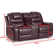 2 Seater Manual Recliner Sofa with Console and Cup Holders