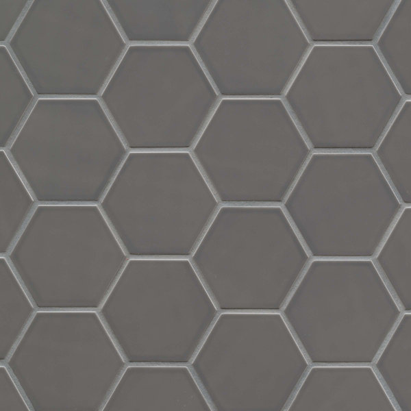 Hedron 4" x 5" Ceramic Wall Tile