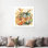 «Watercolor Harvest Teal and Orange Pumpkins II» par Tre Sorelle Studios - reproduction d'art