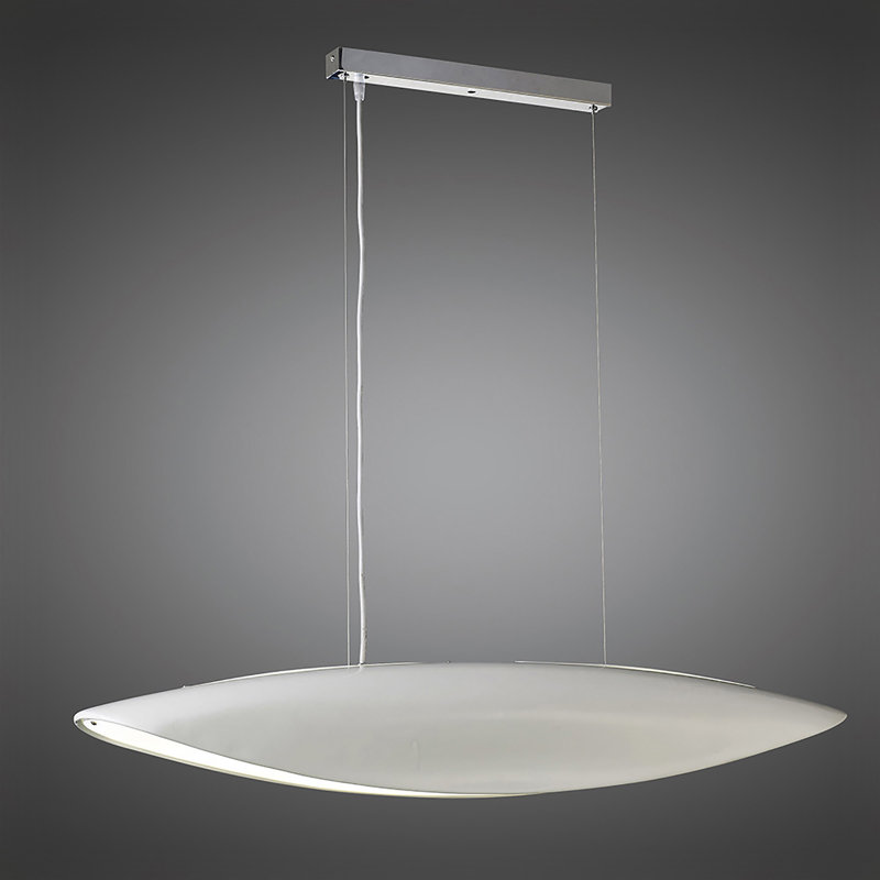 Coles 6 - Light Silver Bowl Pendant