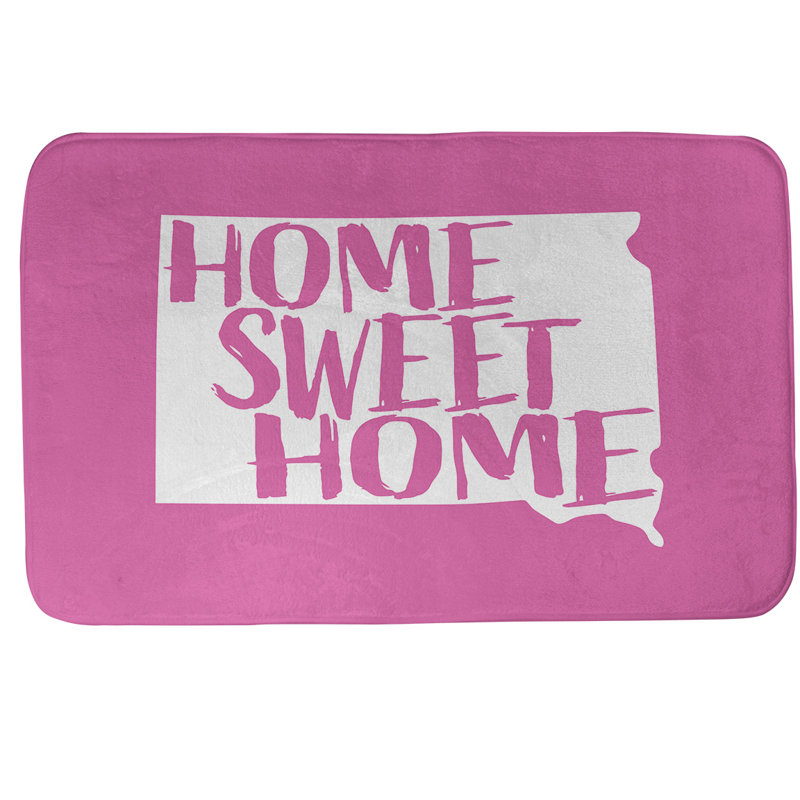 Tapis de bain, l 21 po x L 34 po, Rose